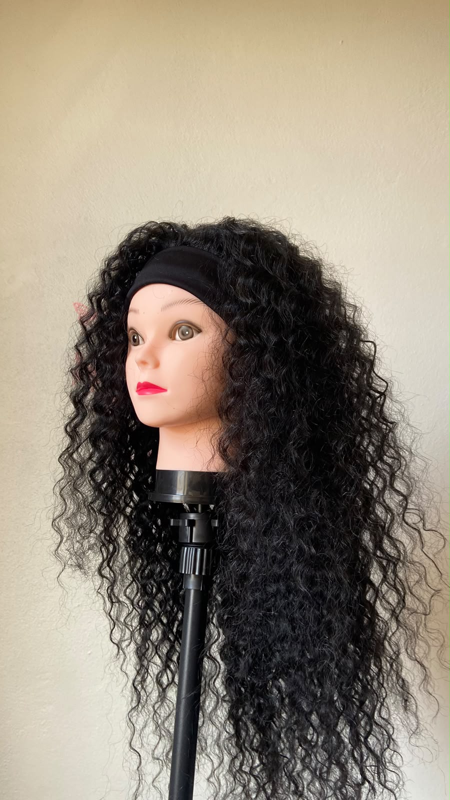Curly Headband Wig